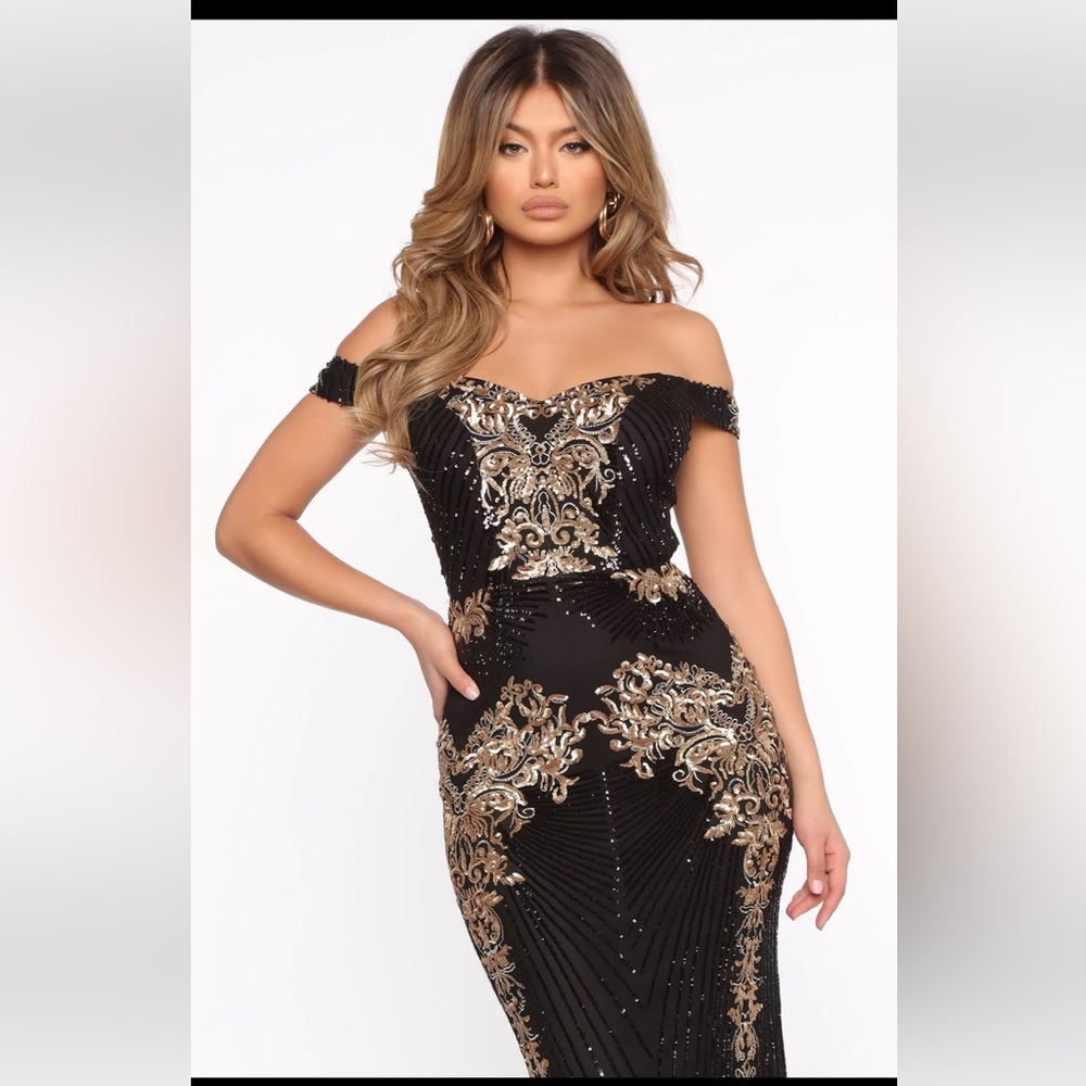 Sequin Maxi Dress
